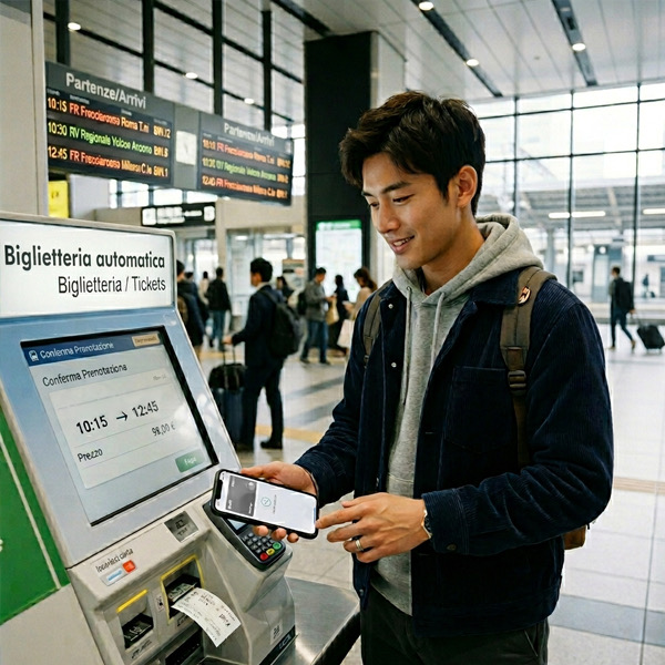 Pagamento contactless in treno con ies BAE